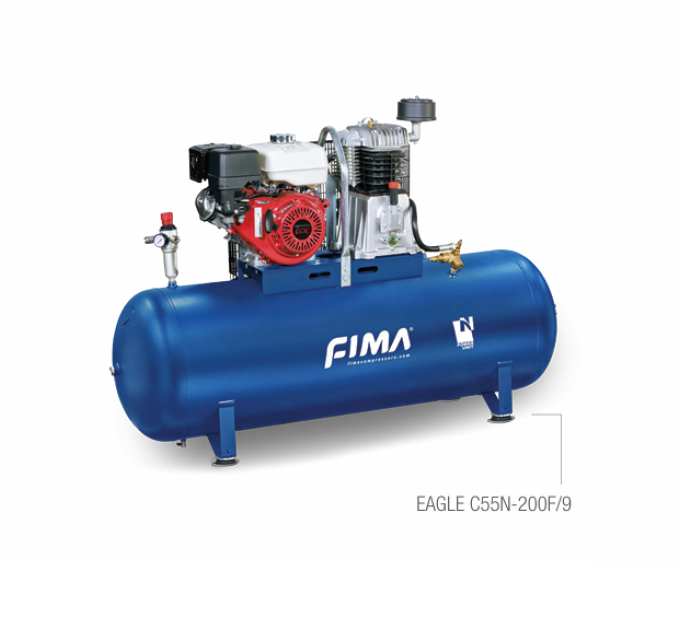 Мотокомпресори с ремъчно задвижване FIMA серия EAGLE