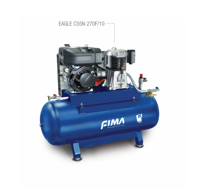 Мотокомпресори с ремъчно задвижване FIMA серия EAGLE